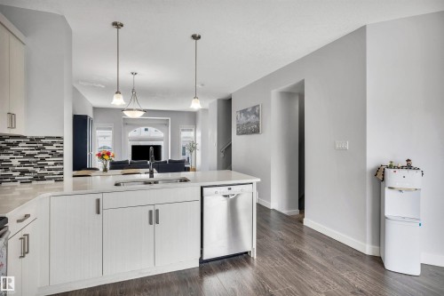 57 723 172 Street, Edmonton, AB - Indoor Photo Showing Kitchen With Double Sink