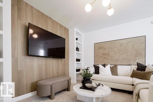 4551 Warbler Loop, Edmonton, AB - Indoor Photo Showing Living Room