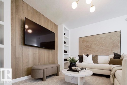 4551 Warbler Loop, Edmonton, AB - Indoor Photo Showing Living Room