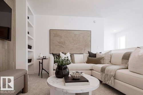 4551 Warbler Loop, Edmonton, AB - Indoor Photo Showing Living Room