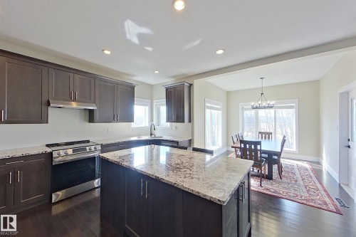 5512 64 Street, Beaumont, AB - Indoor Photo Showing Kitchen With Upgraded Kitchen