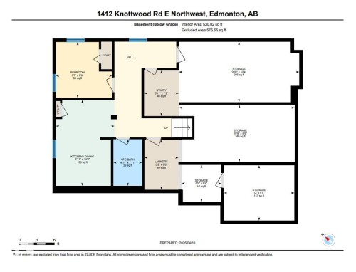 Floor plan - 1412 Knottwood Road E, Edmonton, AB - Other