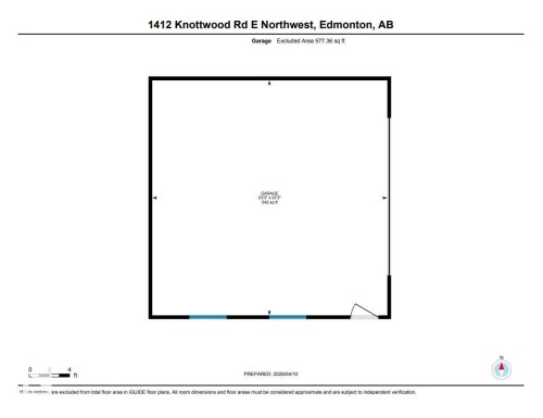Floor plan - 1412 Knottwood Road E, Edmonton, AB - Other