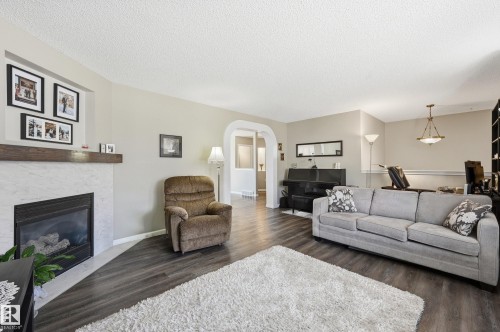 109 1670 Jamha Road Nw, Edmonton, AB - Indoor Photo Showing Living Room With Fireplace