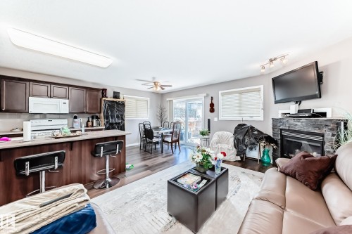 16737 60St, Edmonton, AB - Indoor With Fireplace