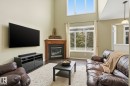 11520 11 Avenue, Edmonton, AB  - Indoor Photo Showing Living Room With Fireplace 