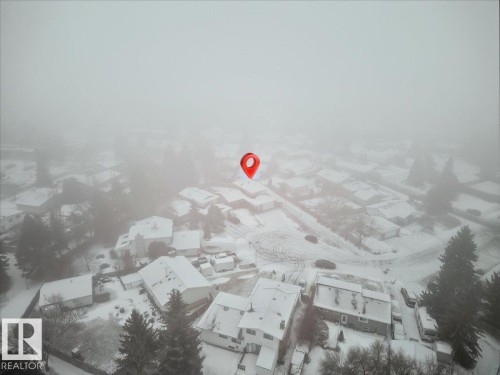 Aerial view showcasing the property within a neighborhood of residential structures - 391 Lee Ridge Road, Edmonton, AB -  With View