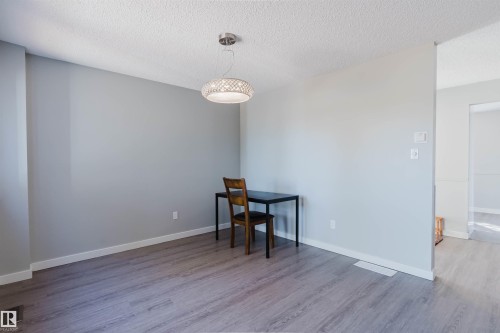 This room features light-colored walls and wood-look flooring - 17308 61 Avenue, Edmonton, AB - Indoor Photo Showing Other Room