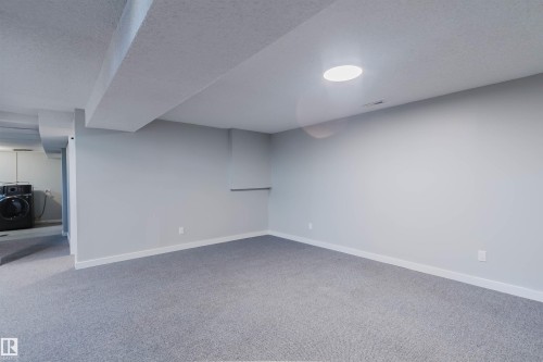This property features light gray walls and plush gray carpeting - 17308 61 Avenue, Edmonton, AB - Indoor Photo Showing Other Room