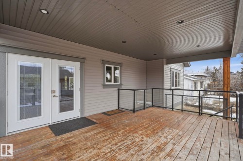 8704 75 Avenue, Edmonton, AB - Outdoor With Deck Patio Veranda With Exterior
