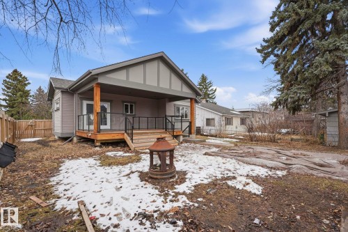 8704 75 Avenue, Edmonton, AB - Outdoor With Deck Patio Veranda