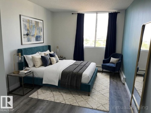 1204 12121 Jasper Avenue, Edmonton, AB - Indoor Photo Showing Bedroom