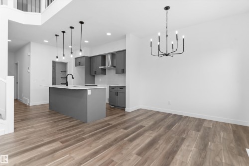5005 Cawsey Link Sw, Edmonton, AB - Indoor Photo Showing Kitchen With Upgraded Kitchen