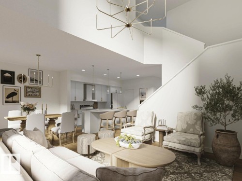 5011 Cawsey Link, Edmonton, AB - Indoor Photo Showing Living Room