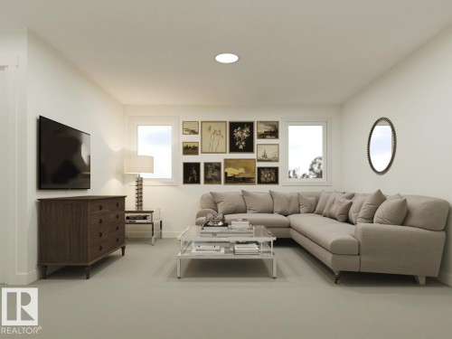 5011 Cawsey Link, Edmonton, AB - Indoor Photo Showing Living Room