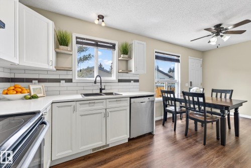 88 Birchmont Drive, Leduc, AB - Indoor Photo Showing Kitchen With Double Sink