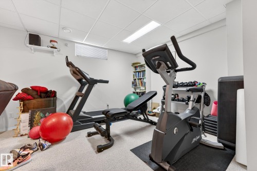 11715 28 Avenue, Edmonton, AB - Indoor Photo Showing Gym Room