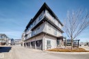 The property features a modern exterior with horizontal siding and multiple windows - 11 1530 Tamarack Boulevard, Edmonton, AB  - Outdoor 