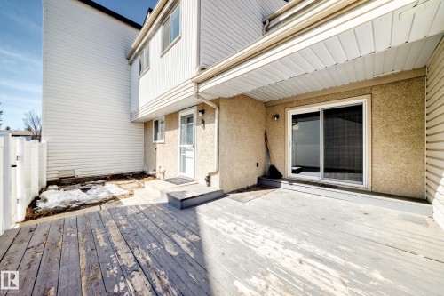 6 Woodvale Village, Edmonton, AB - Outdoor With Deck Patio Veranda With Exterior