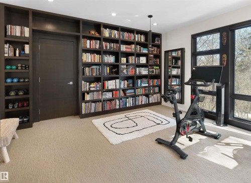 9651 87 Avenue, Edmonton, AB - Indoor Photo Showing Gym Room