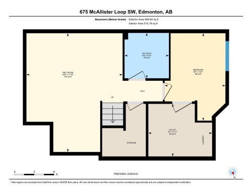 Floor plan - 675 Mcallister Loop, Edmonton, AB - Other