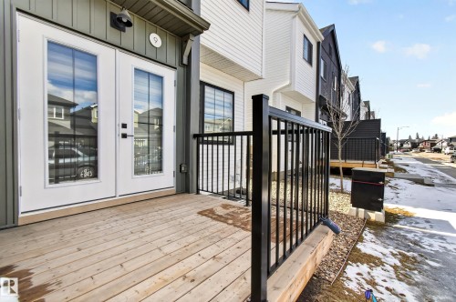 Unit 9 1910 Collip View, Edmonton, AB - Outdoor With Deck Patio Veranda With Exterior