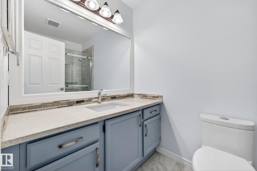 Spacious Renovated Shower - Look at Virtual Tour for full photo of shower - 30 903 109 Street, Edmonton, AB - Indoor Photo Showing Bathroom