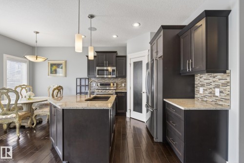 1519 Chapman Way, Edmonton, AB - Indoor Photo Showing Kitchen With Double Sink With Upgraded Kitchen