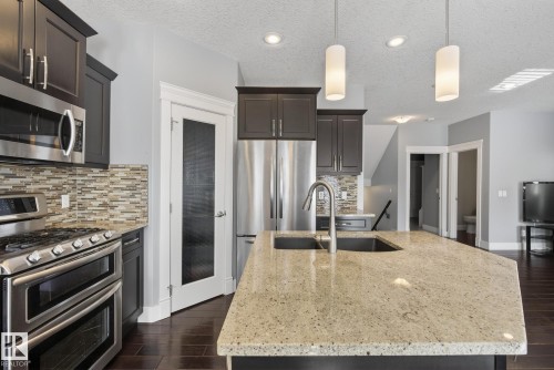 1519 Chapman Way, Edmonton, AB - Indoor Photo Showing Kitchen With Upgraded Kitchen
