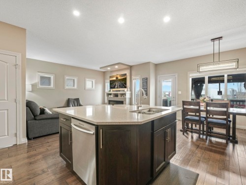 16412 12 Avenue, Edmonton, AB - Indoor Photo Showing Kitchen With Double Sink