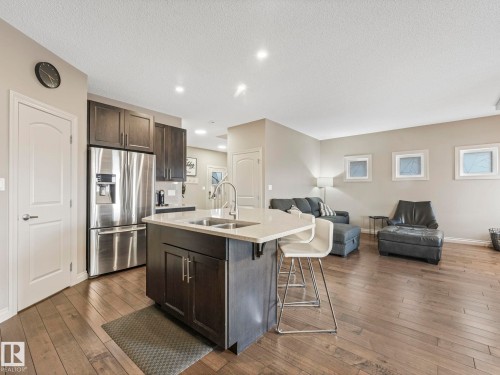 16412 12 Avenue, Edmonton, AB - Indoor Photo Showing Kitchen With Double Sink