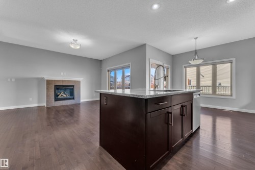 642 Adams Way, Edmonton, AB - Indoor With Fireplace