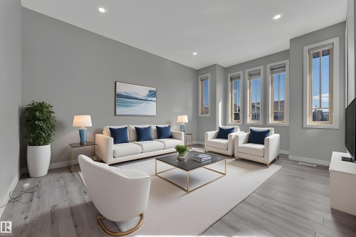 642 Adams Way, Edmonton, AB - Indoor Photo Showing Living Room