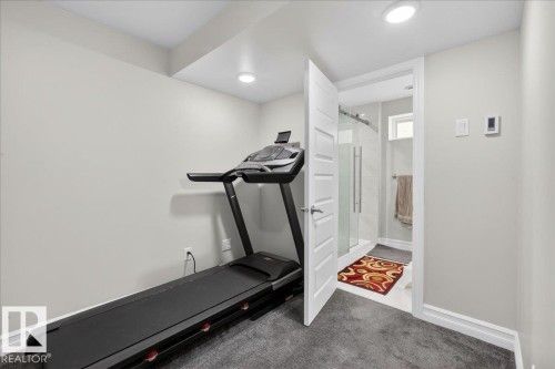 15603 122 Street, Edmonton, AB - Indoor Photo Showing Gym Room
