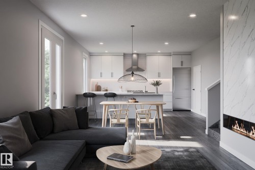 7719 132A Avenue, Edmonton, AB - Indoor Photo Showing Living Room
