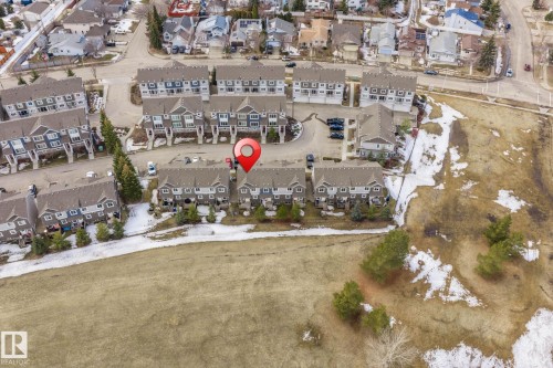Aerial view showcasing the property within a community of residences - 24 4205 30 Street, Edmonton, AB - Outdoor With View