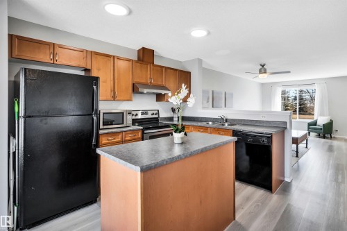 51 3075 Trelle Crescent, Edmonton, AB - Indoor Photo Showing Kitchen With Double Sink