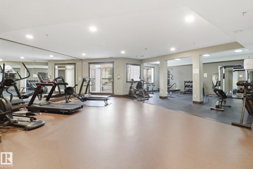 324 2503 Hanna Crescent, Edmonton, AB - Indoor Photo Showing Gym Room