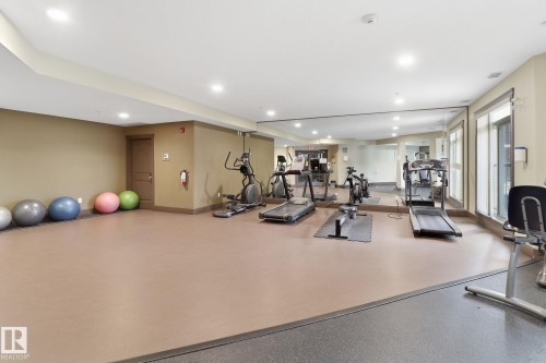 324 2503 Hanna Crescent, Edmonton, AB - Indoor Photo Showing Gym Room