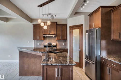 1461 Watt Drive, Edmonton, AB - Indoor Photo Showing Kitchen With Double Sink With Upgraded Kitchen
