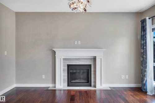 1461 Watt Drive, Edmonton, AB - Indoor Photo Showing Living Room With Fireplace