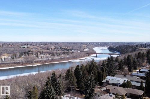 Expansive views of the river and surrounding green spaces - 10612 79 Street, Edmonton, AB - Outdoor With View