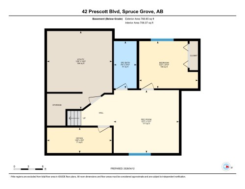 Floor plan - 42 Prescott Boulevard, Spruce Grove, AB - Other