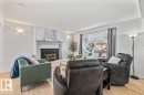 9304 128A Avenue, Edmonton, AB  - Indoor Photo Showing Living Room With Fireplace 