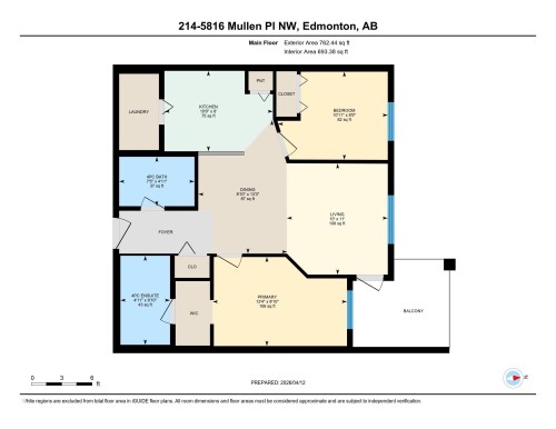 Floor plan - 214 5816 Mullen Place, Edmonton, AB - Other
