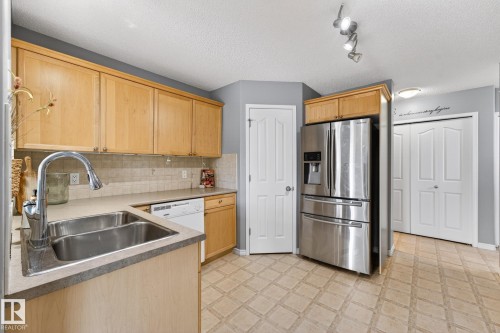 1103 117 Street, Edmonton, AB - Indoor Photo Showing Kitchen With Double Sink