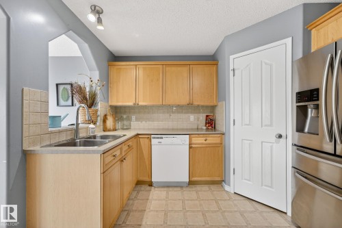 1103 117 Street, Edmonton, AB - Indoor Photo Showing Kitchen With Double Sink