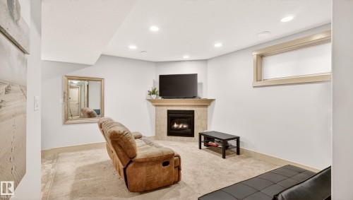 7276 Morgan Road Nw, Edmonton, AB - Indoor With Fireplace