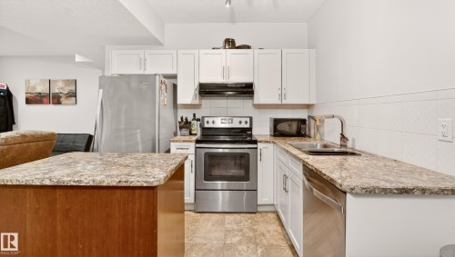 7276 Morgan Road Nw, Edmonton, AB - Indoor Photo Showing Kitchen With Double Sink
