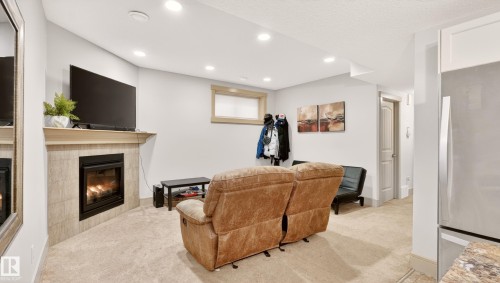 7276 Morgan Road Nw, Edmonton, AB - Indoor With Fireplace
